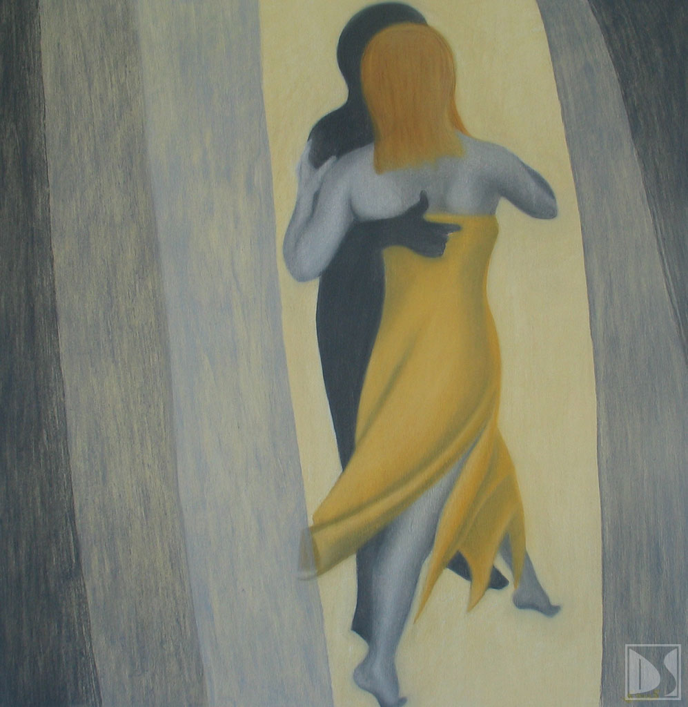 Maße: unbekannt / Technik: Kreide auf Holz