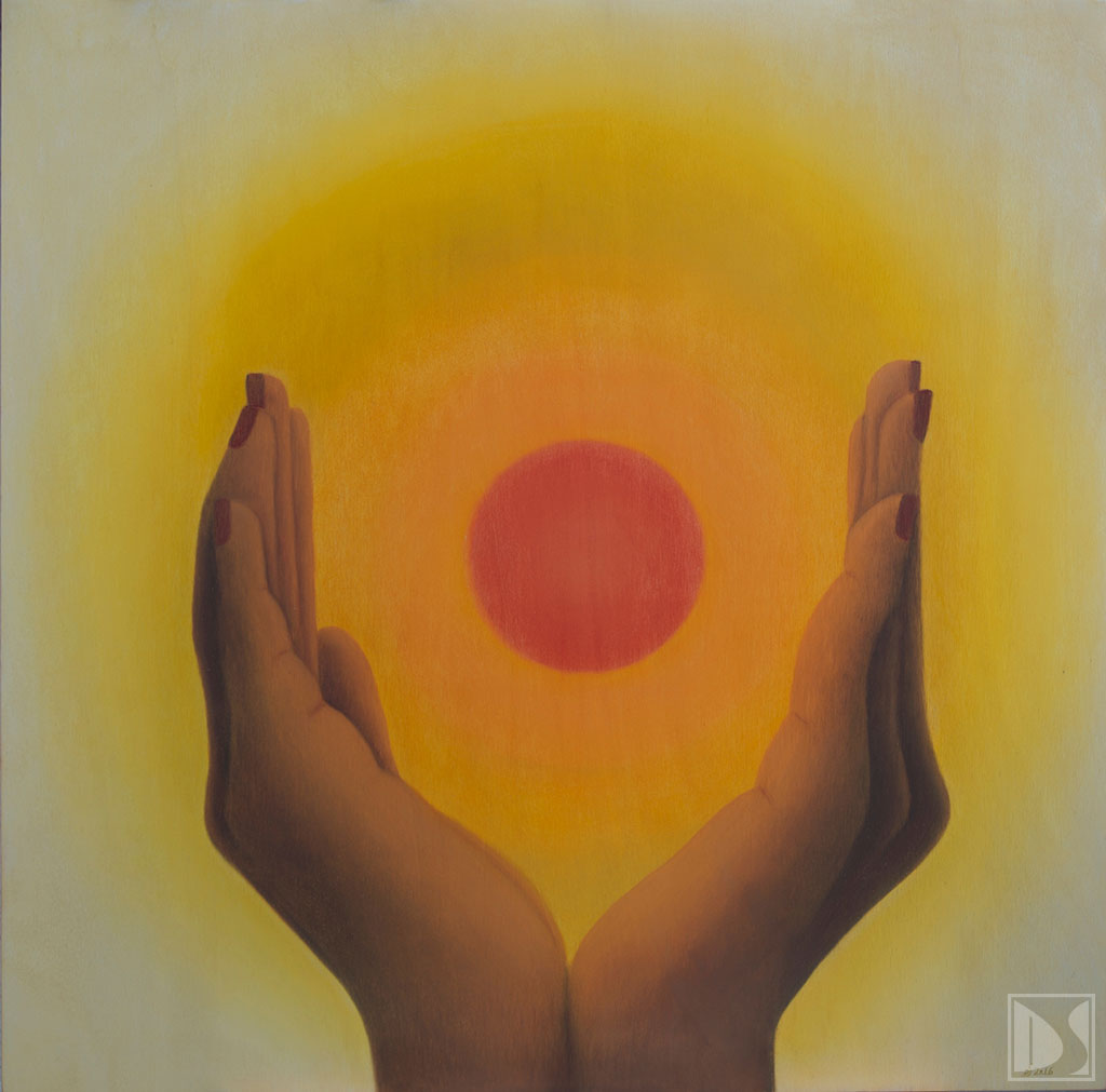 Maße: unbekannt / Technik: Kreide auf Holz