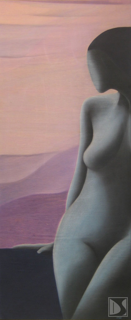 Maße: unbekannt / Technik: Kreide auf Holz