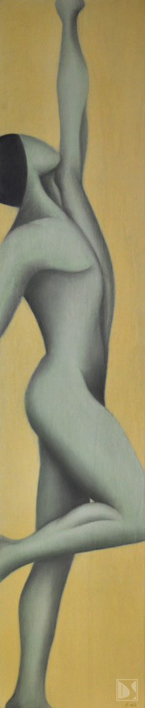 Maße: unbekannt / Technik: Kreide auf Holz